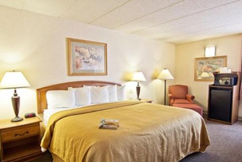 奇利科西奇利科西品质酒店的配有一张床和一把椅子的酒店客房