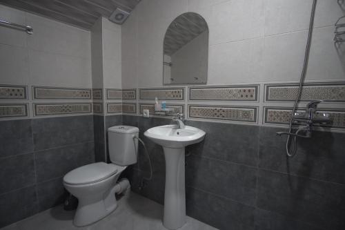 泰拉维Lile的一间带卫生间和水槽的浴室