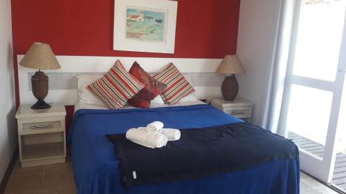 Porto Mar de Búzios客房内的一张或多张床位