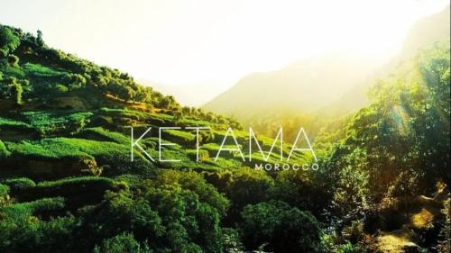 Tlata KetamaKetama trikital的一张山的照片,上面写着“业力”一词