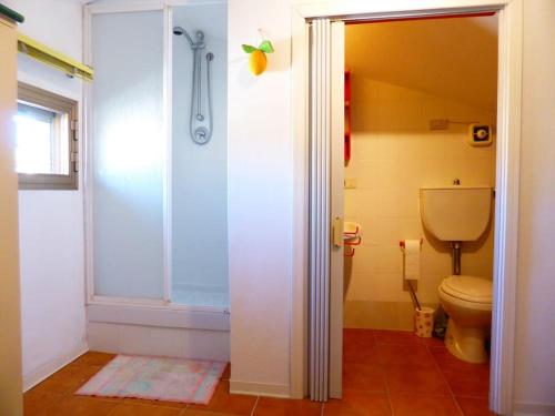 福洛尼卡La casa di Pane的带淋浴和卫生间的浴室