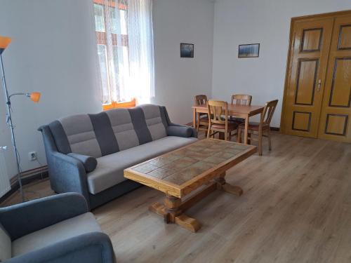 布劳莫夫Apartment Krátká by Interhome的客厅配有沙发和桌子