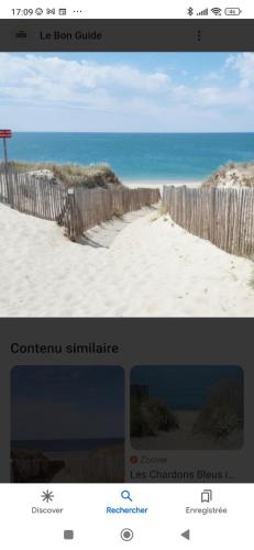 拉蒂尔巴勒Mobile home的海滩图片网站页面