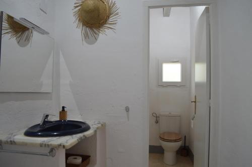 L'AldeaMASIA ESTORACH的一间带水槽和卫生间的浴室