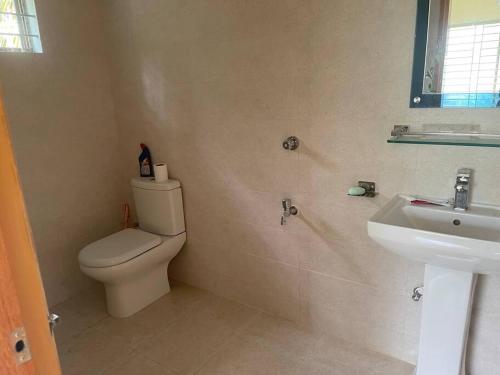 巴纳内拉斯Your home Away的一间带卫生间和水槽的浴室