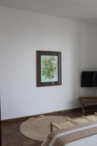 加埃塔Clori Gaeta的挂在客厅白色墙上的画