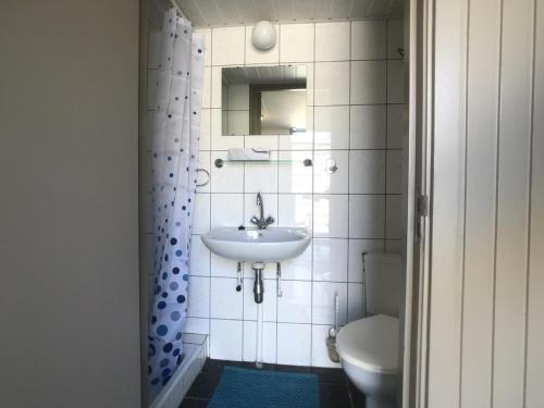 卡德赞德Egelantierlaan 21a的一间带水槽和卫生间的浴室