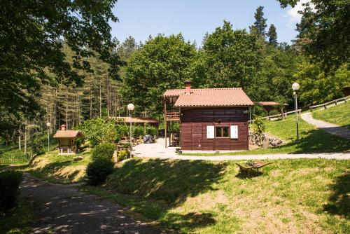 Leintz-GatzagaGaztainuzketa Mendi Etxeak的公园中央的小小屋