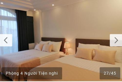 Căn hộ Sao Mai - Nội Bài Hà Nội客房内的一张或多张床位