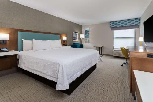 佩里佩里汉普顿酒店的酒店客房设有一张大床和一台电视。