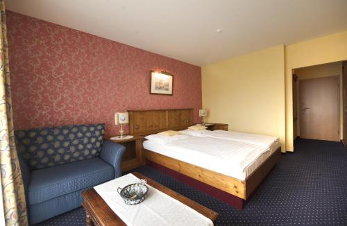 希霍夫艾克森特酒店客房内的一张或多张床位