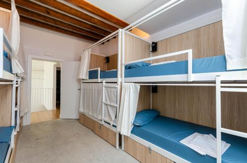 马略卡岛帕尔马Urban Hostel Palma - Albergue Juvenil - Youth Hostel的宿舍内带双层床的房间