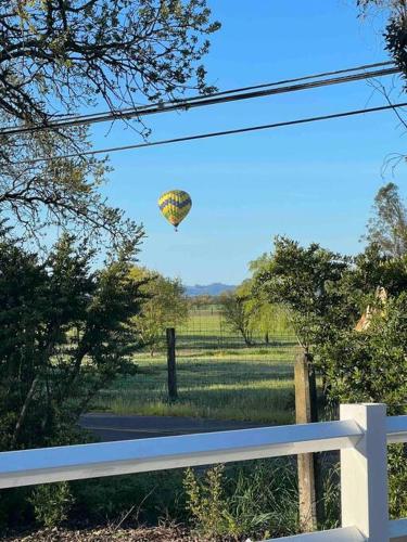 Wine Country - Country home的风筝飞过天空,飞过一片田野