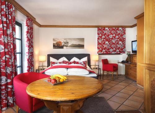 瓦特斯霍夫海景酒店客房内的一张或多张床位