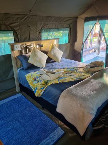 Aloes Rest Camp客房内的一张或多张床位
