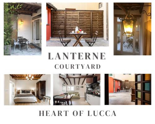 卢卡Cortile in centro - Charm Suite Heart of Lucca的照片与利斯卡卡的文字相拼合