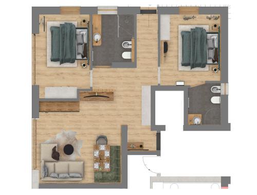 奥蒂塞伊Pra Ciarea Apartments的相册照片