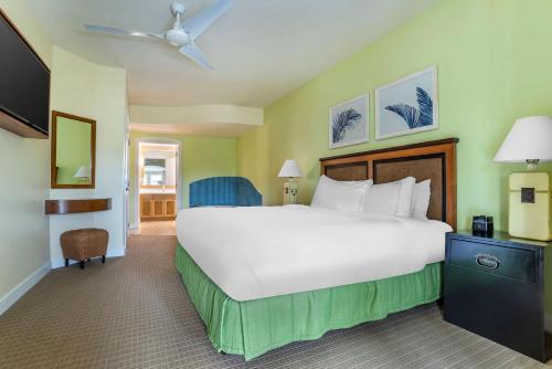 德斯坦Hilton Grand Vacations Club Sandestin的一间大卧室,内配一张白色的大床