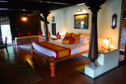 Paradisa Nature Resort客房内的一张或多张床位