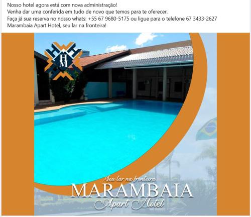 蓬塔波朗HOTEL MARAMBAIA的带游泳池的别墅的传单