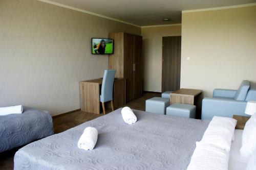 阿尔佩斯基齐耶伦涅茨旅馆客房内的一张或多张床位