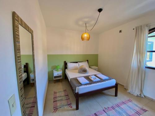 Casa Petrópolis客房内的一张或多张床位
