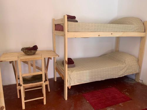 Buena Vista Hostel客房内的一张或多张双层床