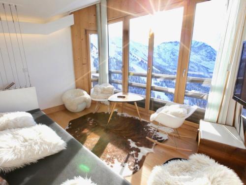 Appartement Avoriaz, 5 pièces, 10 personnes - FR-1-314-98的休息区