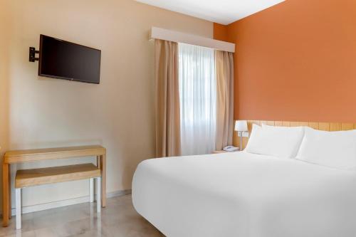 贝纳尔马德纳金塔镇皇家绿洲俱乐部钻石度假村公寓的酒店客房,配有床和电视