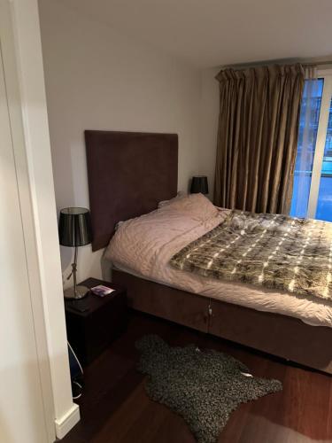 伦敦Andrei的一间小卧室,配有床和窗户