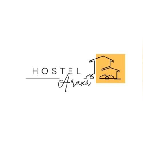 阿拉沙Hostel Araxá的一张写着旅馆代理字的房屋图