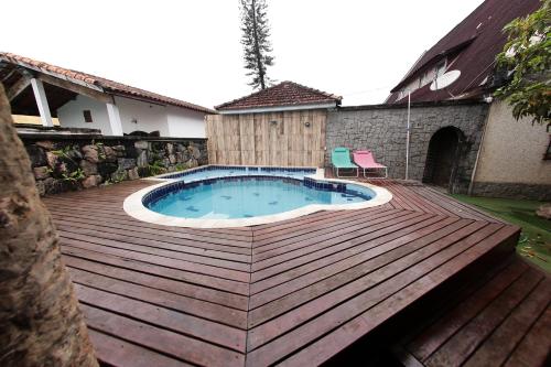 Castelinho Solemar - Hot Spa - Studios e Suítes Premiums para Locação - Auto check-in - Monitoramento remoto内部或周边的泳池