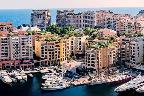 Charmant studio (plage, Monaco)平面图