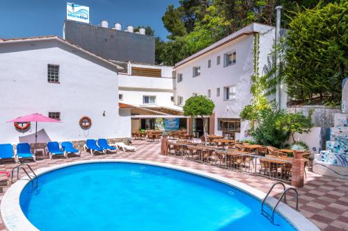 Hotel Moremar by ALEGRIA内部或周边的泳池
