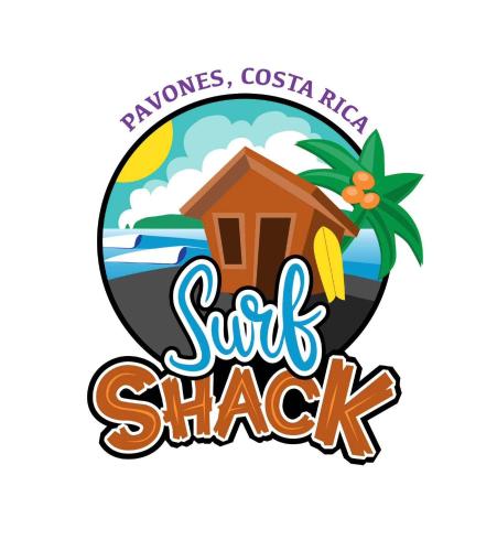 帕沃内斯Surf Shack Room #1的海滩和冲浪棚的度假村标志