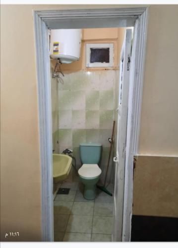 卢克索Luxor downtown的一间带卫生间和水槽的小浴室