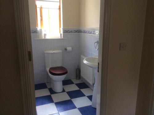 莫希尔Lough Rynn Rental的一间带卫生间和水槽的浴室