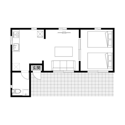 那霸駅徒歩２分の貸切一軒家【Villa Kokusai】的房屋图画