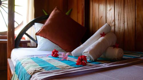 Mekong Bird Resort & Hotel客房内的一张或多张床位