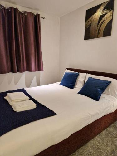 Salford Quays Apartment, perfect location客房内的一张或多张床位