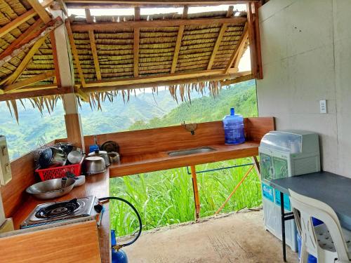 塔奈MIRA AgroPark的山景厨房(带柜台)
