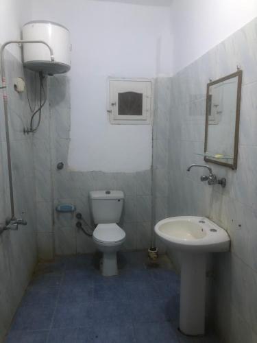 马特鲁港شارع طارق مرسي مطروح的一间带卫生间和水槽的浴室