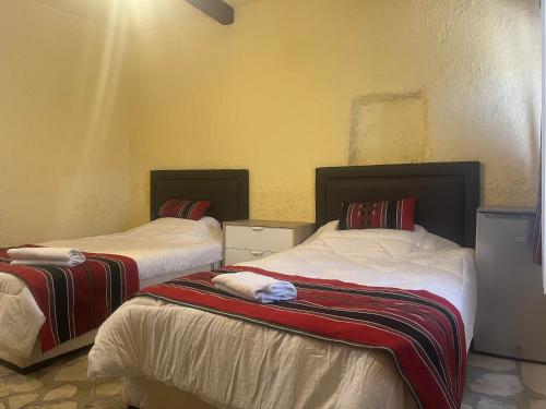 Matan Rural Lodge客房内的一张或多张床位