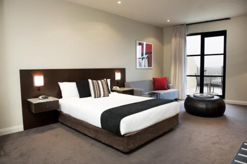 曼特拉德马什广场酒店客房内的一张或多张床位