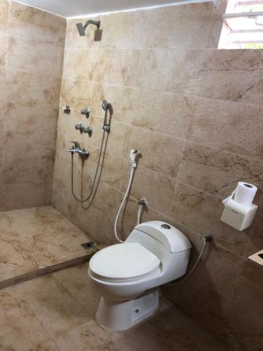 Pirojpur Guest House的一间带卫生间和淋浴的浴室