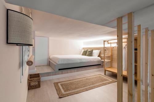Charming apartment central Madrid客房内的一张或多张床位