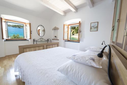 Villae Dalmaticae - Plava客房内的一张或多张床位