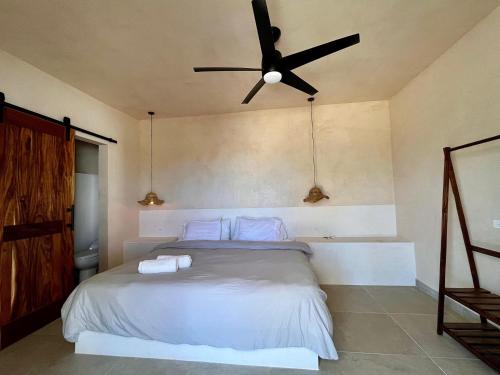 La Ventana Hostel客房内的一张或多张床位