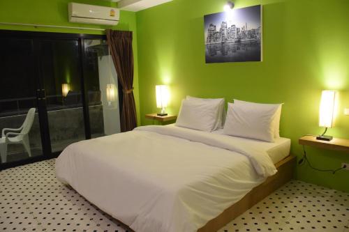 考拉克艾特霍姆酒店客房内的一张或多张床位