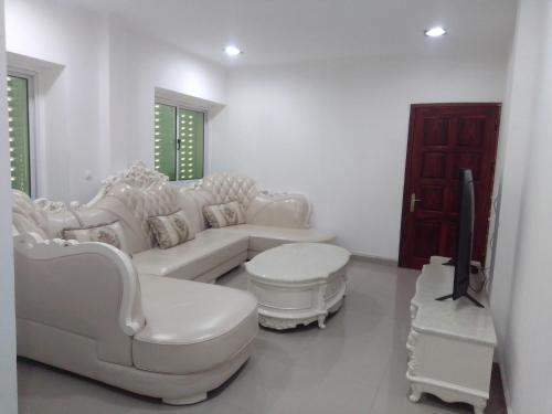 Residencial beira mar Benguela的休息区